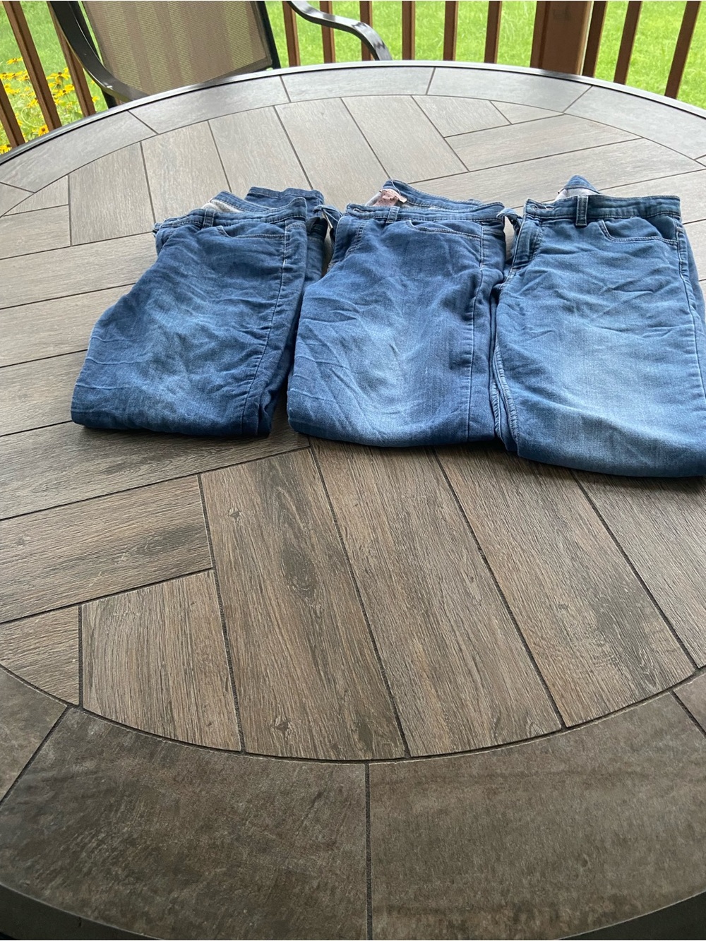 Juicy Couture Women's Blue Denim Jeggings Trio